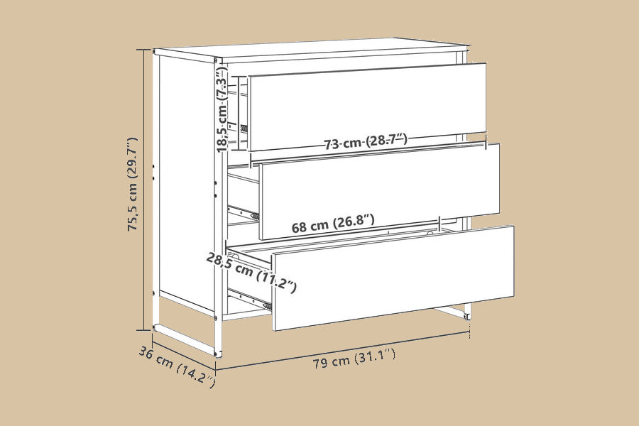 Earth Oak - Dressoir - Sierra