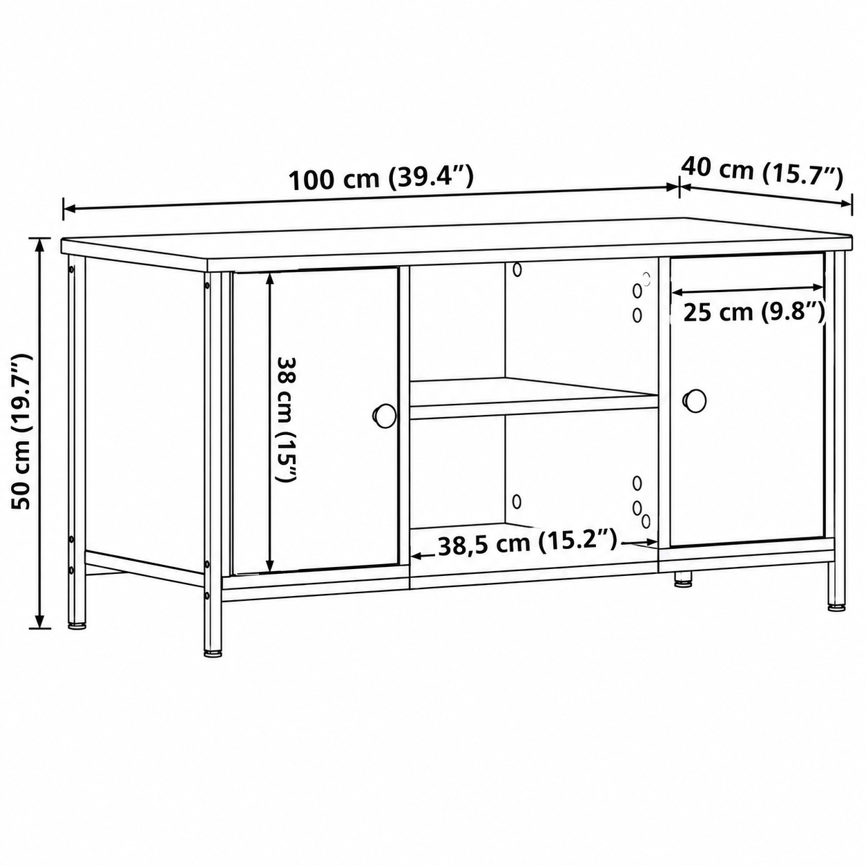 Maison Oak - TV meubel - Hudson