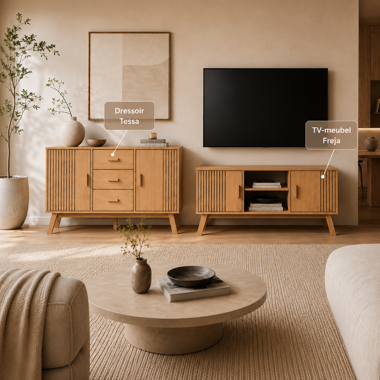 Japandi Classic Woonkamer Bundel