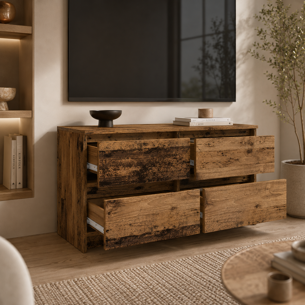 Earth Oak - TV-meubel - Rhine