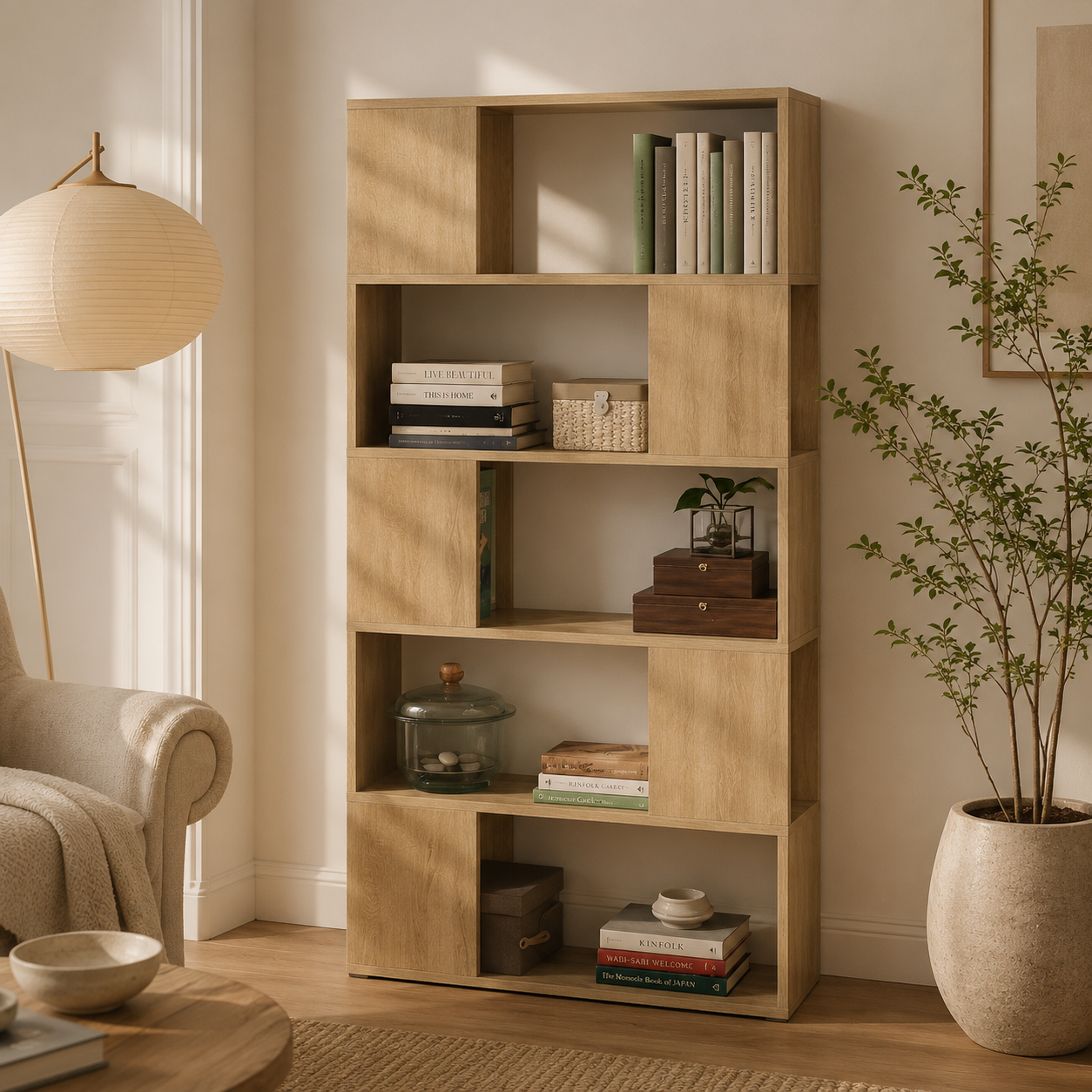 Japandi - Boekenkast - Flore