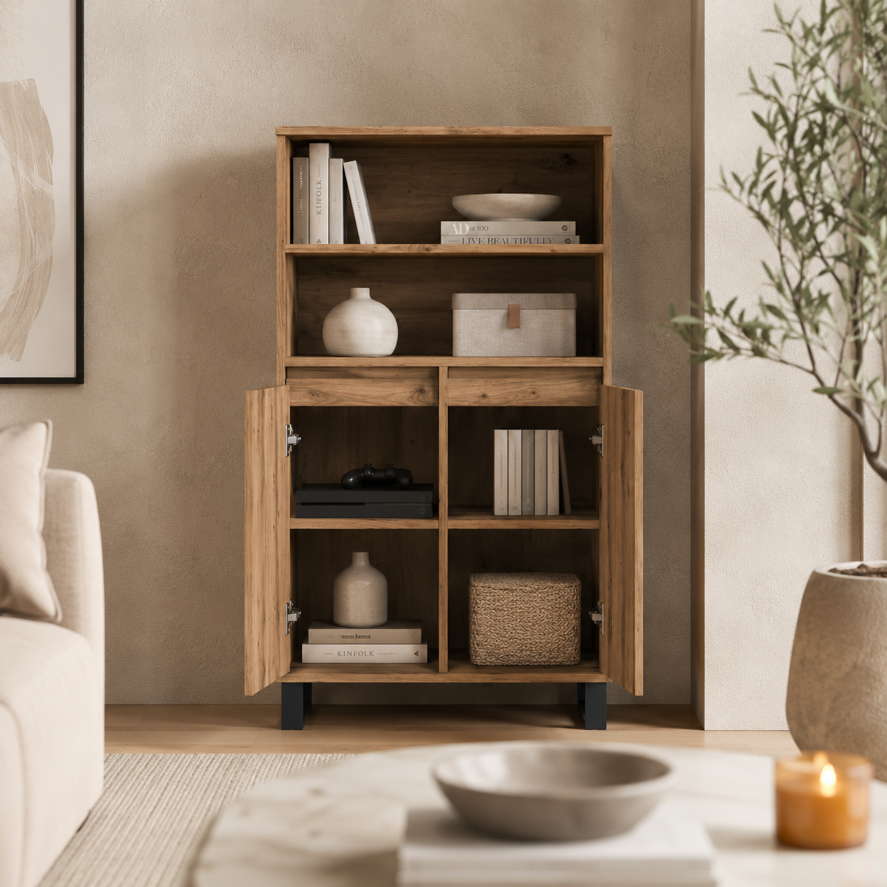 Maison Oak - Kast - Denali
