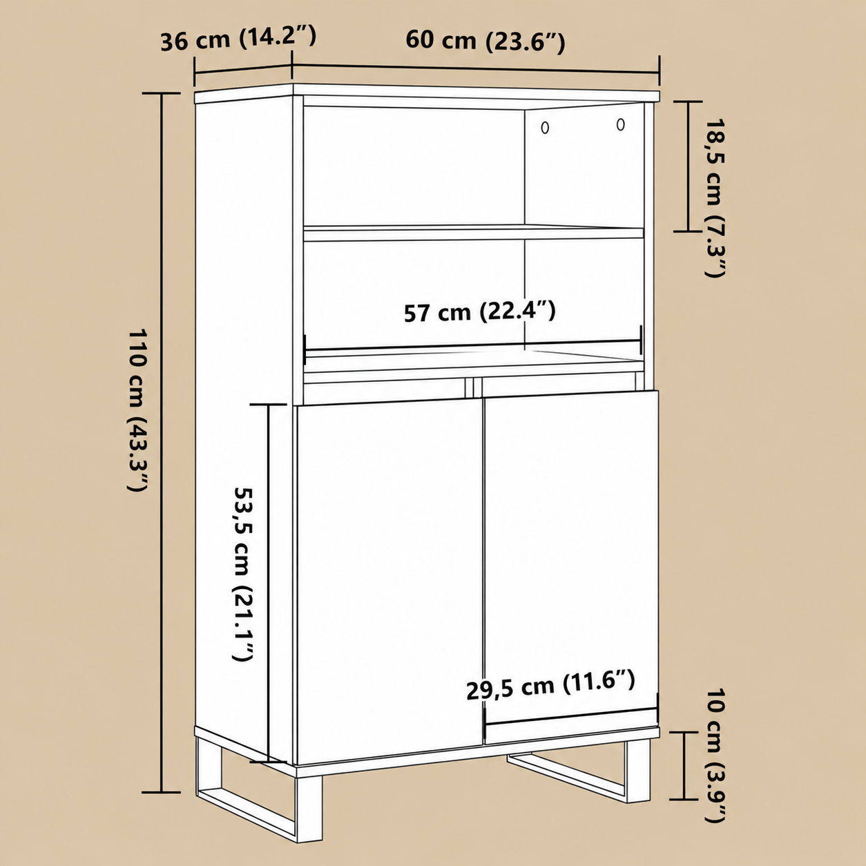 Maison Oak - Kast - Denali