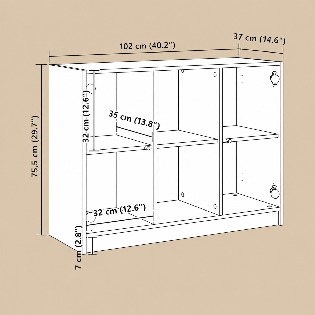 Maison Oak - Dressoir - Amsterdam