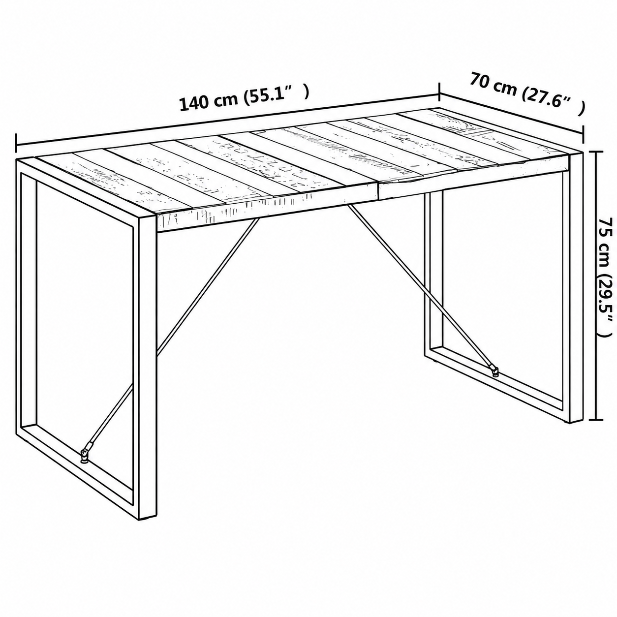 Heritage Wood - Eetkamertafel - Nevada