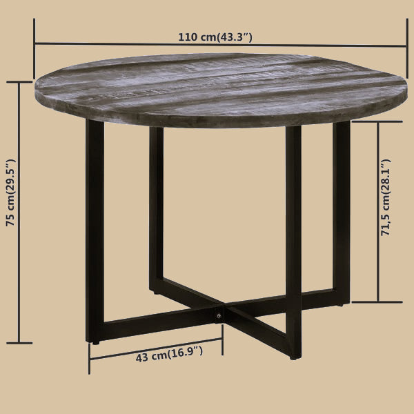 ReCircle Living - Eetkamertafel - Sahara