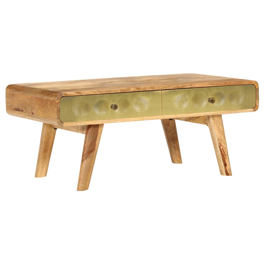 Salontafel 90X50X40 Cm Massief Mangohout