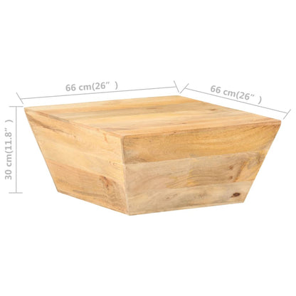 Salontafel V-Vormig 66X66X30 Cm