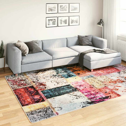 Vloerkleedloper Marsa Multikleur Polyester En Pvc Patchwork
