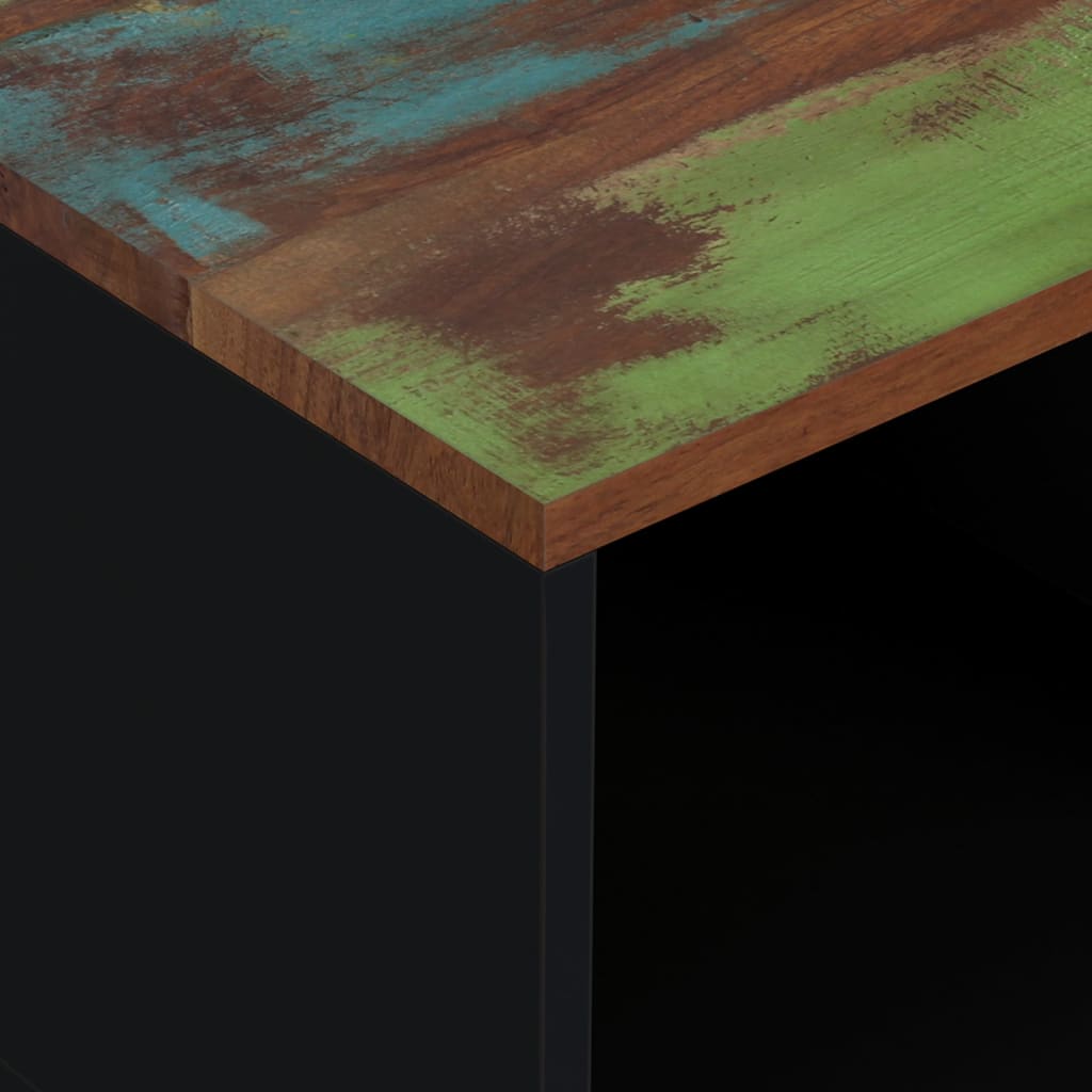 Salontafel 80X50X40 Cm Massief Gerecycled Hout En Bewerkt Hout