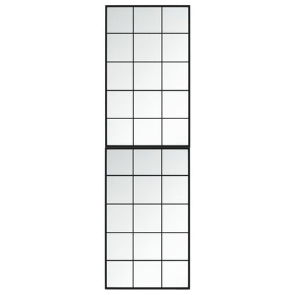 Wandspiegels 2 St 100X60 Cm Metaal Zwart