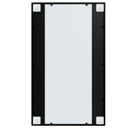 Wandspiegels 2 St 100X60 Cm Metaal Zwart