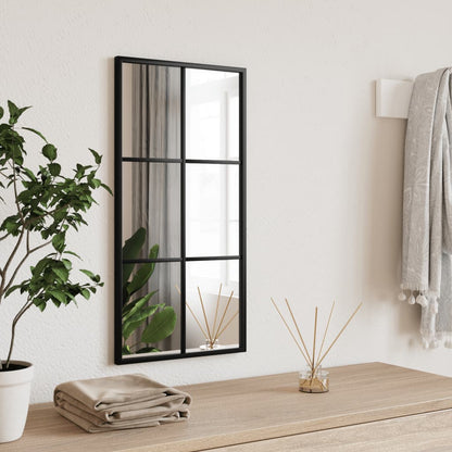 Wandspiegels 2 St 100X60 Cm Metaal Zwart