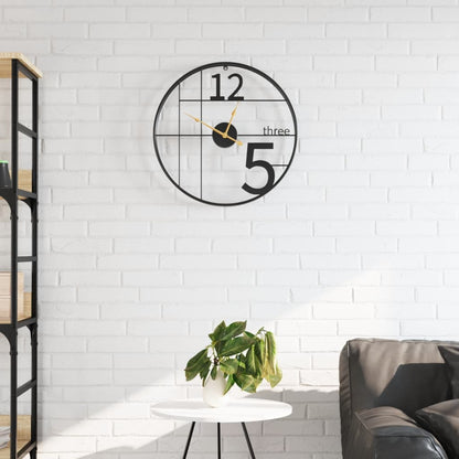Wandklok Ø50 Cm Ijzer