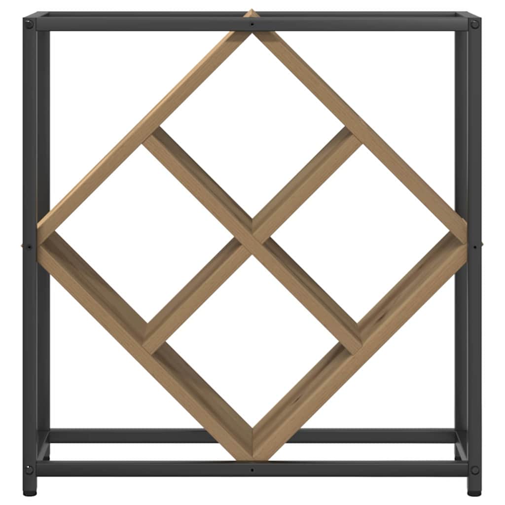Wijnrek Artisan Eiken 51 X 18 X 52,5 Cm Bewerkt Hout