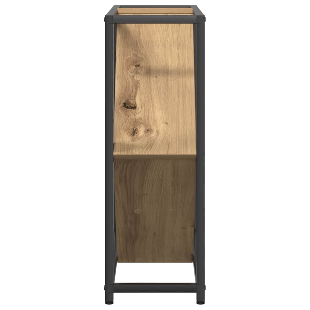 Wijnrek Artisan Eiken 51 X 18 X 52,5 Cm Bewerkt Hout