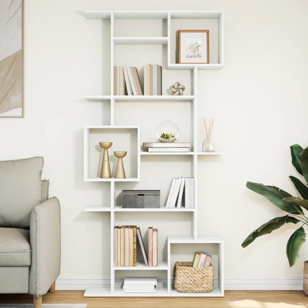 Boekenkast 92X29X Bewerkt Hout Kleurig