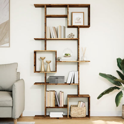 Boekenkast 92X29X Bewerkt Hout Kleurig