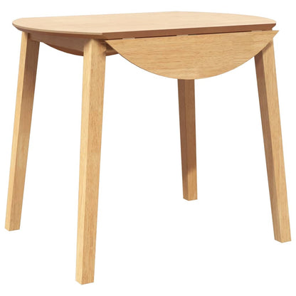 Eettafel Massief Hout Rubber