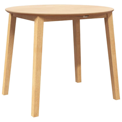 Eettafel Massief Hout Rubber