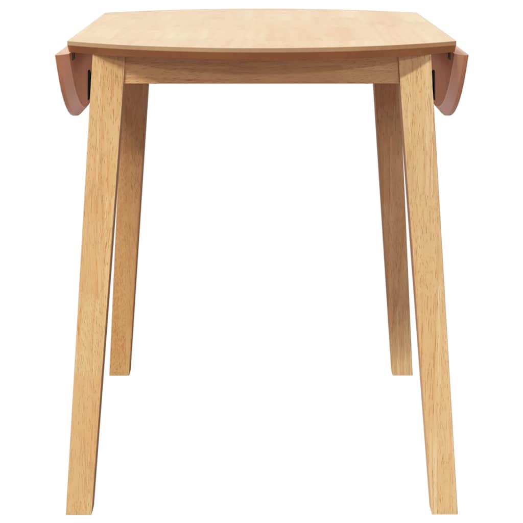 Eettafel Massief Hout Rubber