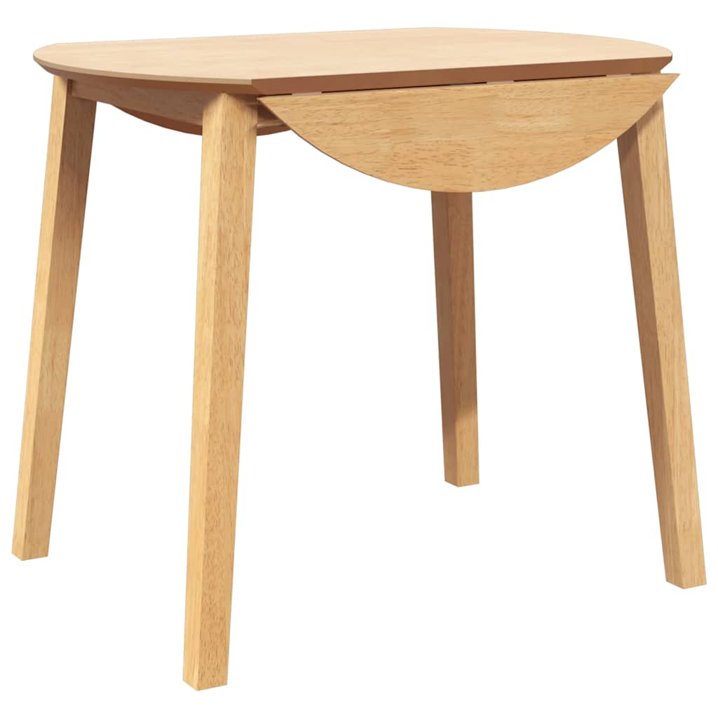 Eettafel Massief Hout Rubber