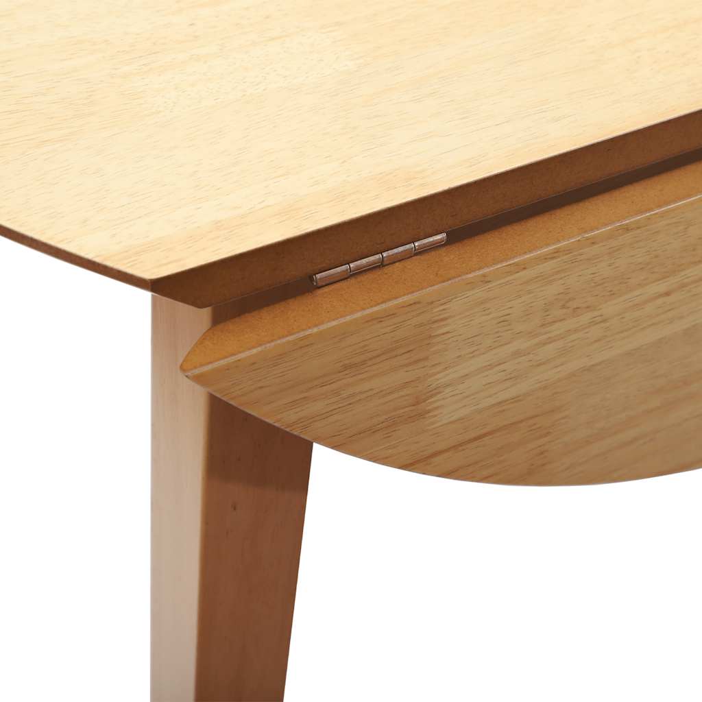 Eettafel Massief Hout Rubber