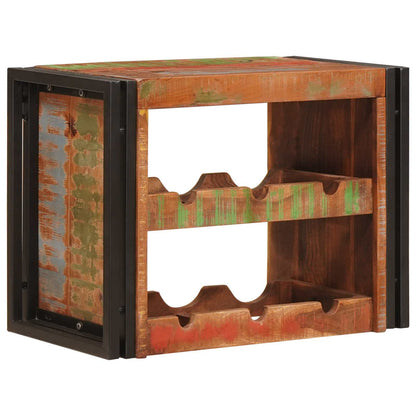 Wijnrek Bruin 100 X 45 X 33 Cm Massief Ruw Mango Hout