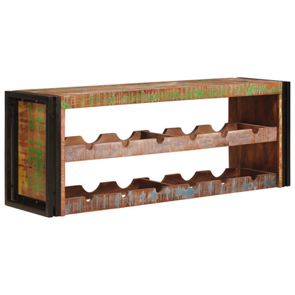 Wijnrek Bruin 100 X 45 X 33 Cm Massief Ruw Mango Hout