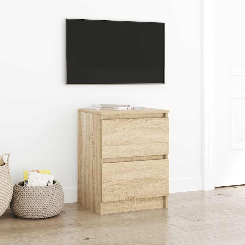 Tv-Meubel 100X35X54 Cm Bewerkt Hout Kleurig