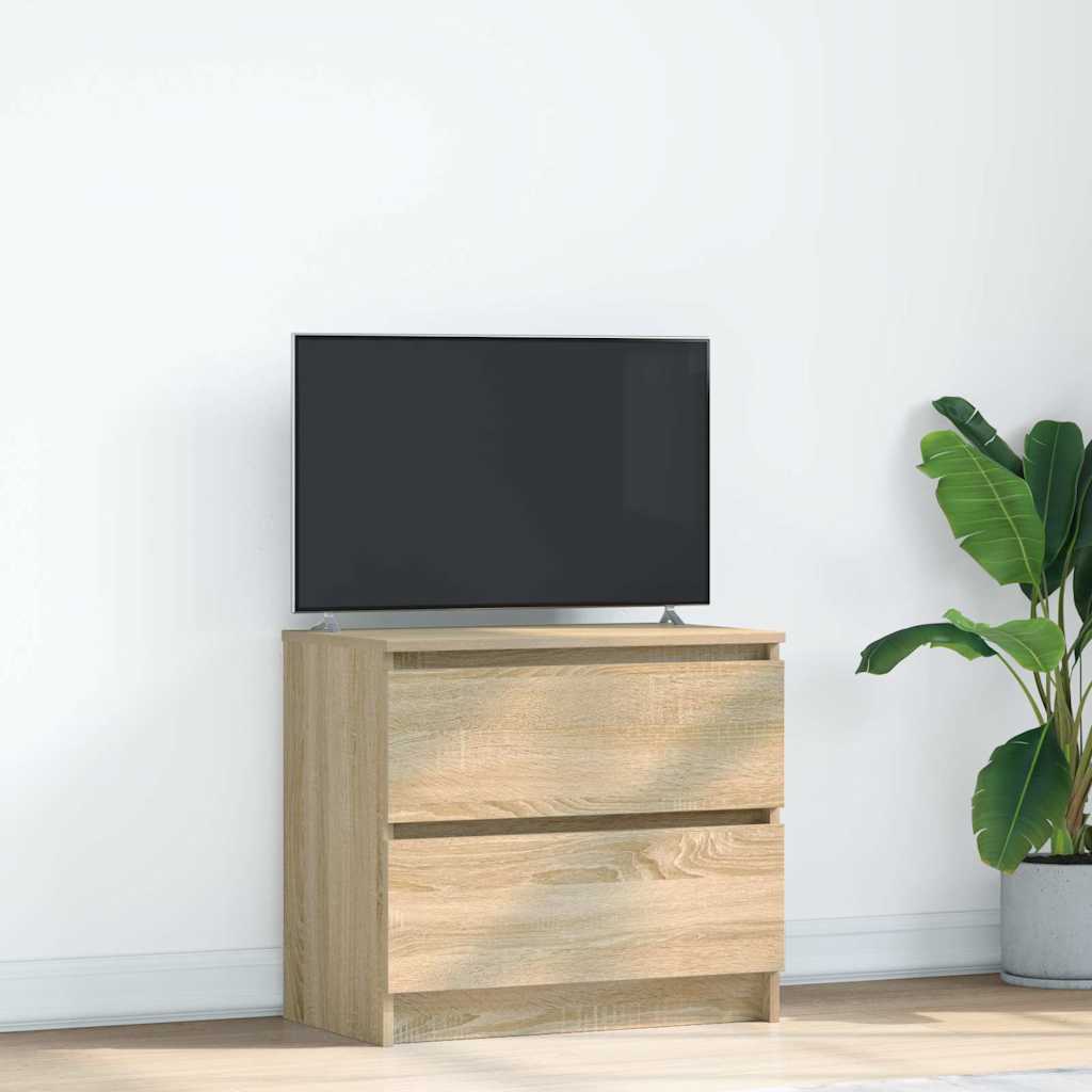 Tv-Meubel 100X35X54 Cm Bewerkt Hout Kleurig