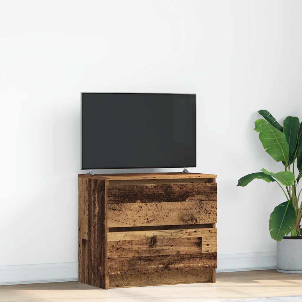 Tv-Meubel 100X35X54 Cm Bewerkt Hout Kleurig