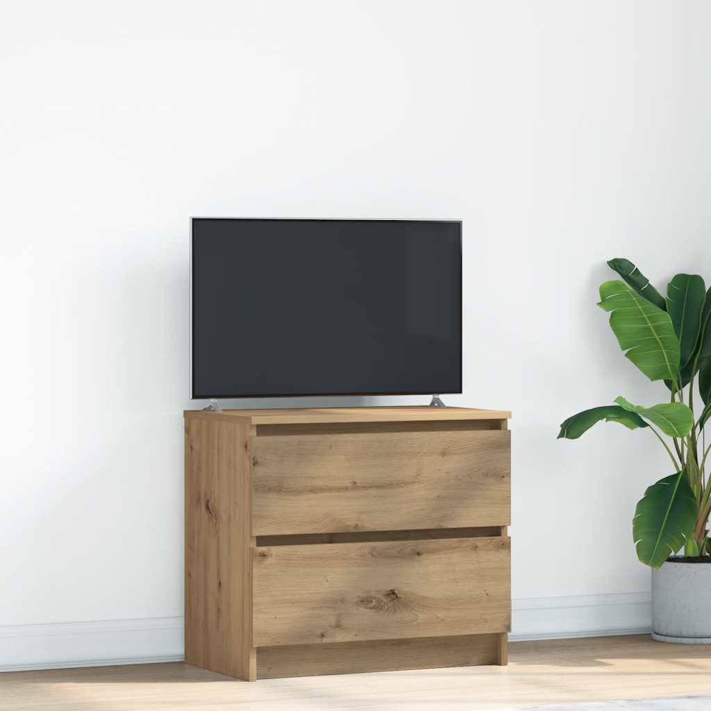 Tv-Meubel 100X35X54 Cm Bewerkt Hout Kleurig