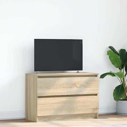 Tv-Meubel 100X35X54 Cm Bewerkt Hout Kleurig