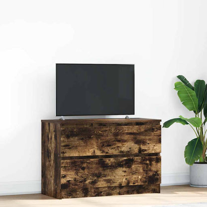 Tv-Meubel 100X35X54 Cm Bewerkt Hout Kleurig