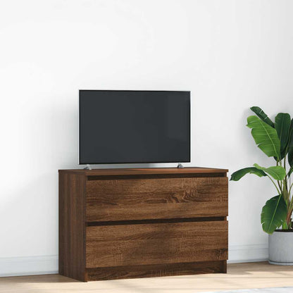 Tv-Meubel 100X35X54 Cm Bewerkt Hout Kleurig
