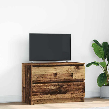 Tv-Meubel 100X35X54 Cm Bewerkt Hout Kleurig