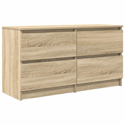 Tv-Meubel 100X35X54 Cm Bewerkt Hout Kleurig