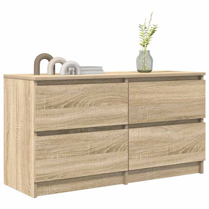 Tv-Meubel 100X35X54 Cm Bewerkt Hout Kleurig