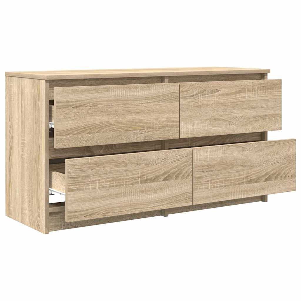 Tv-Meubel 100X35X54 Cm Bewerkt Hout Kleurig
