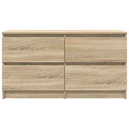 Tv-Meubel 100X35X54 Cm Bewerkt Hout Kleurig