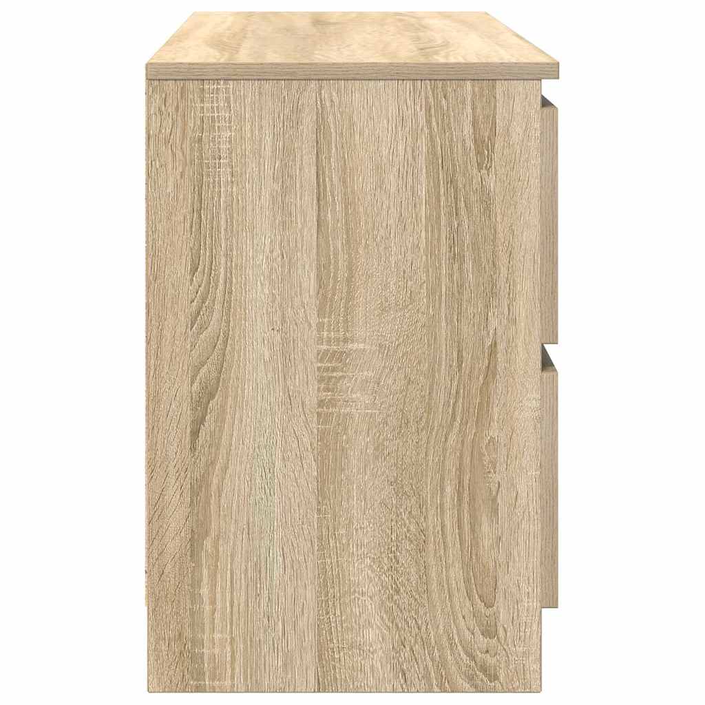 Tv-Meubel 100X35X54 Cm Bewerkt Hout Kleurig