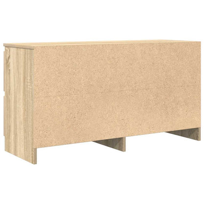 Tv-Meubel 100X35X54 Cm Bewerkt Hout Kleurig