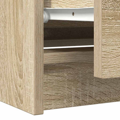 Tv-Meubel 100X35X54 Cm Bewerkt Hout Kleurig