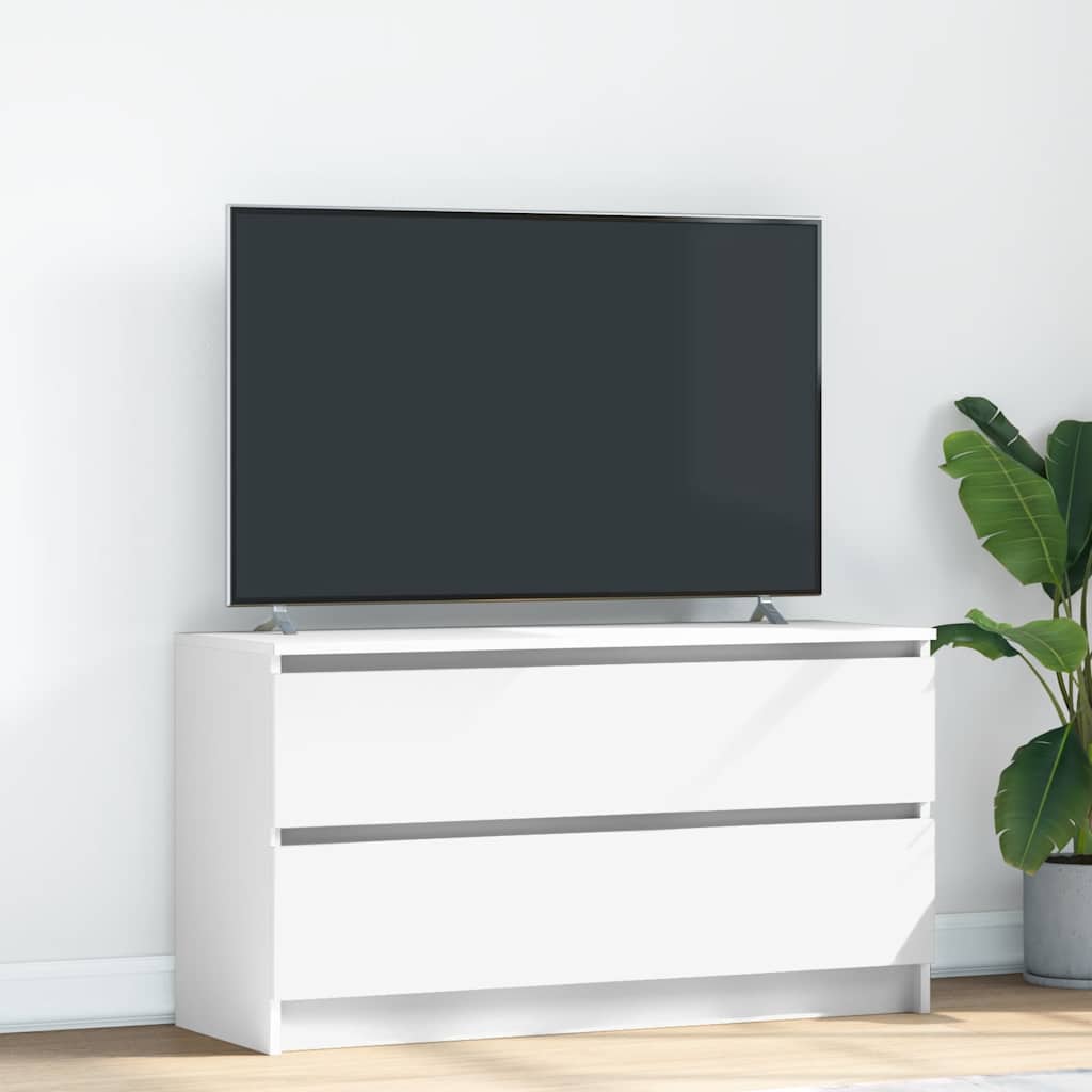 Tv-Meubel 100X35X54 Cm Bewerkt Hout Kleurig