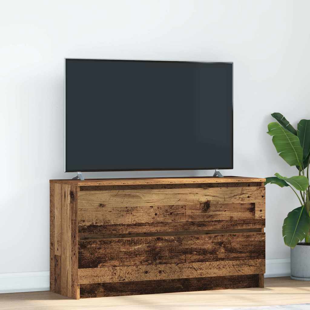 Tv-Meubel 100X35X54 Cm Bewerkt Hout Kleurig