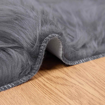 Tapijt Van Imitatie Tafalla Antracietkleurig