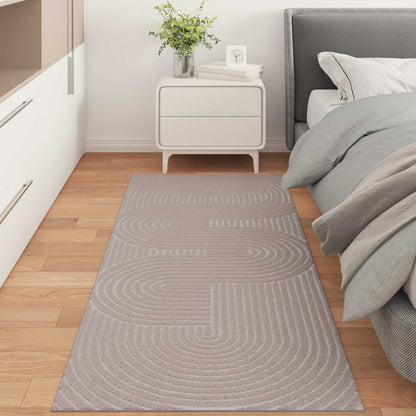 Vloerkleden Rechthoekig Palmeras Polyester Beige