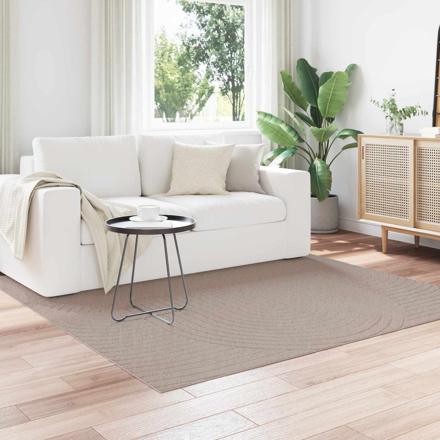 Vloerkleden Rechthoekig Palmeras Polyester Beige
