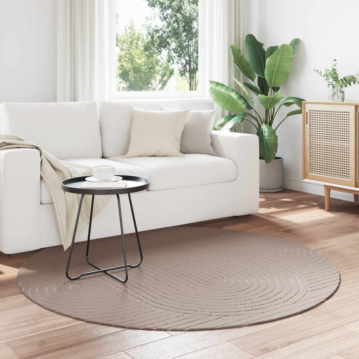 Vloerkleden Rechthoekig Palmeras Polyester Beige